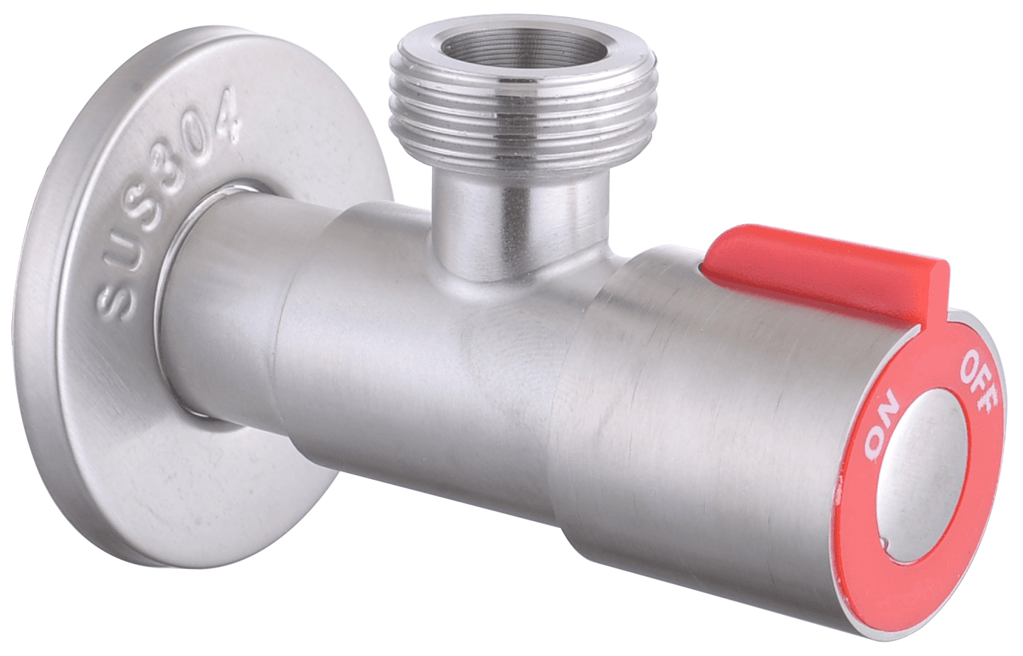 FS(005)10 · Угловой вентиль красный 3/4