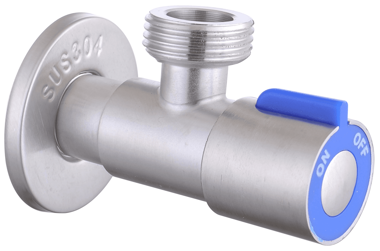 FS(006)10 · Угловой вентиль синий 3/4