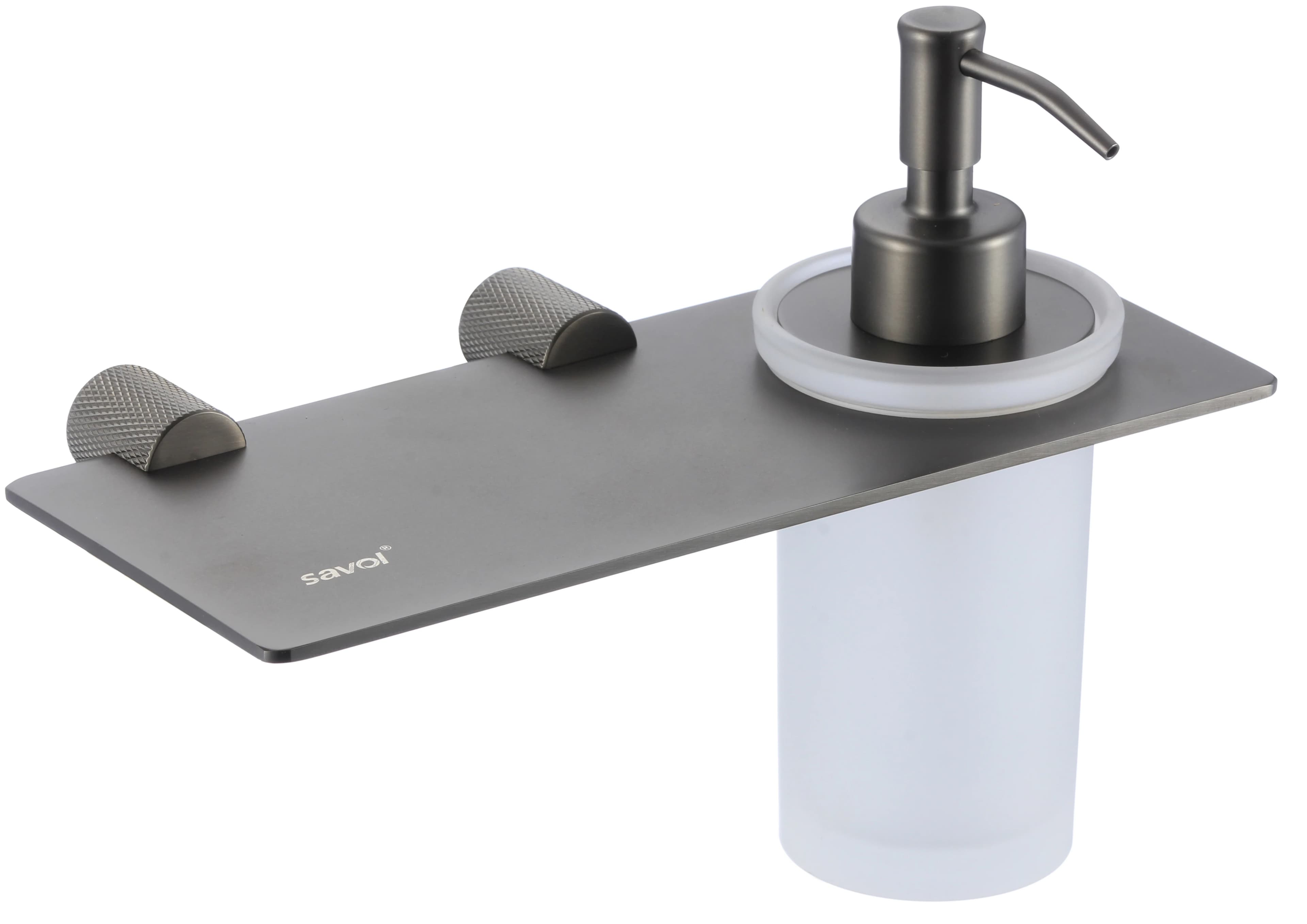 Дозатор для жидкого мыла с настенным держателем