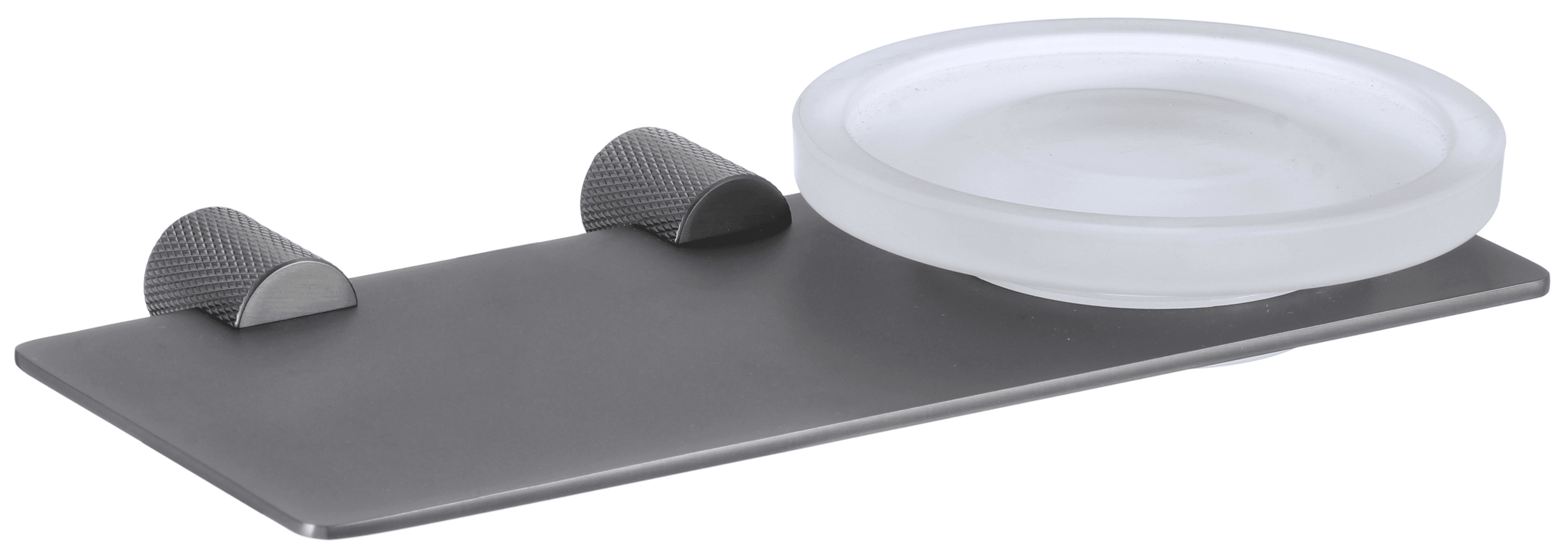 S-002159Q · Мыльница стеклянная с настенным держателем