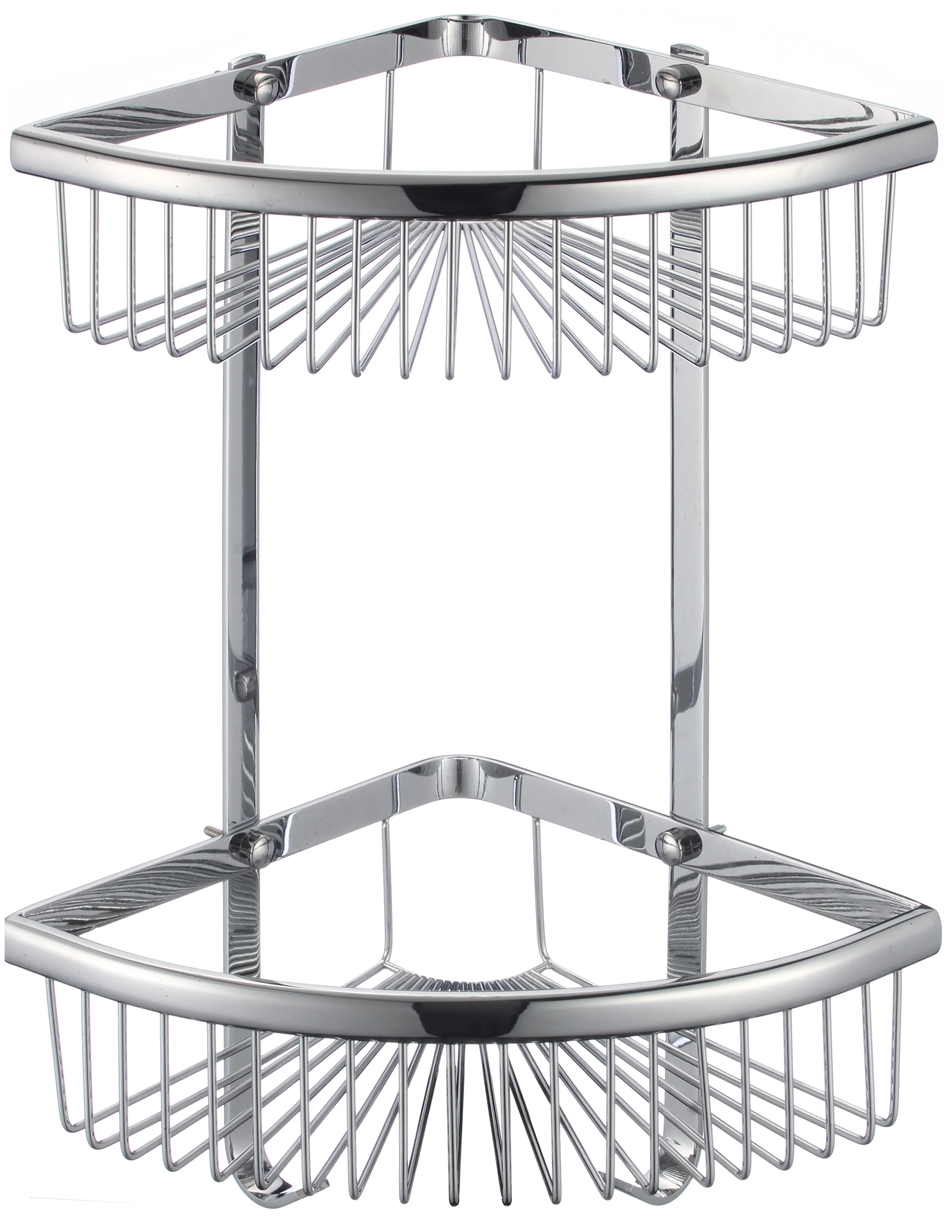 Полка решетка угловая двойная