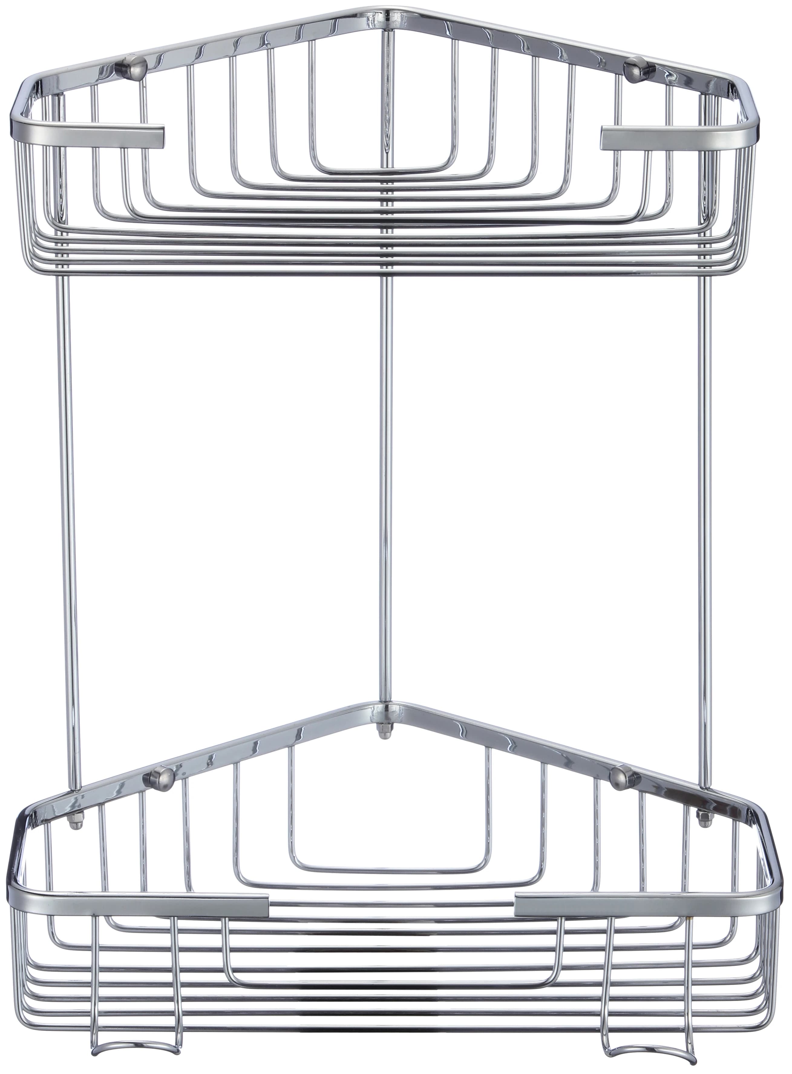 Полка решетка угловая двойная