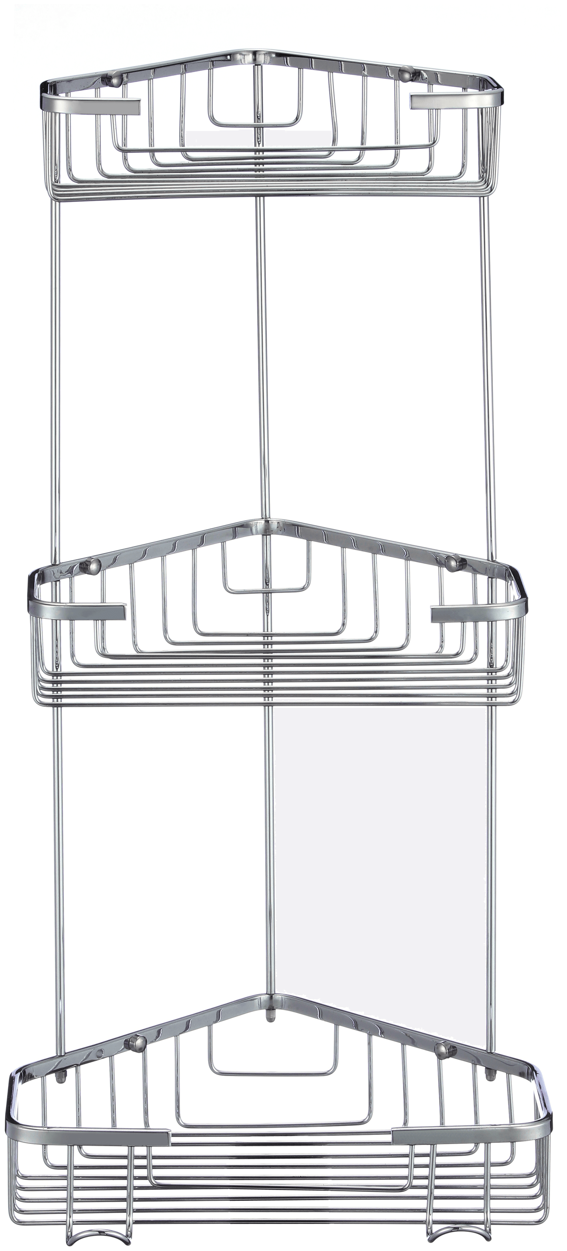 S-002832-3 · Полка решетка угловая тройная