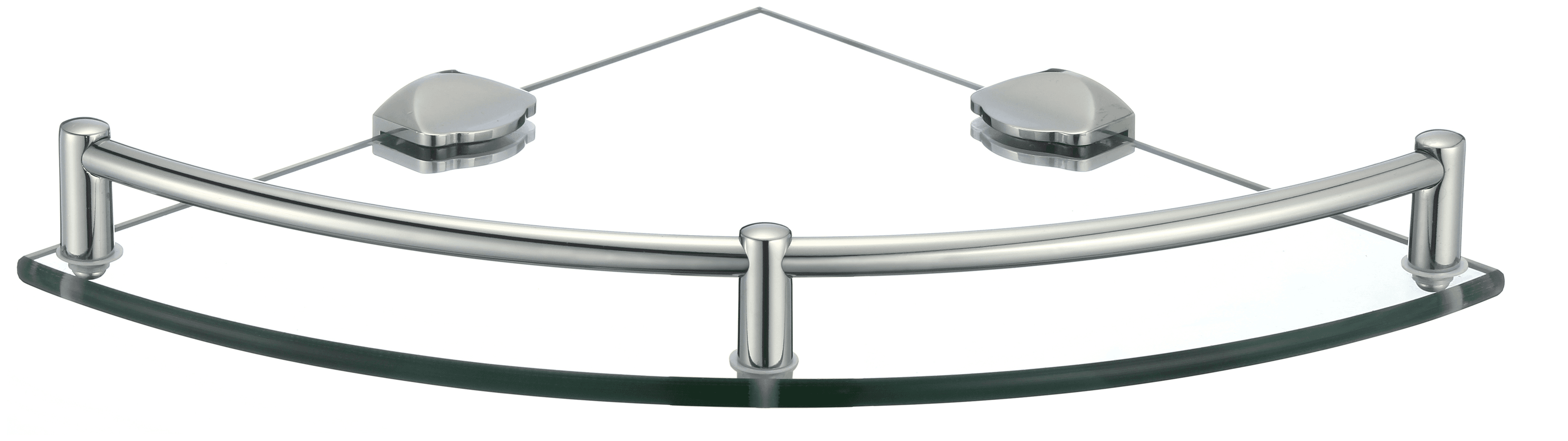 S-003011 · Полка угловая одинарная (стеклянная)