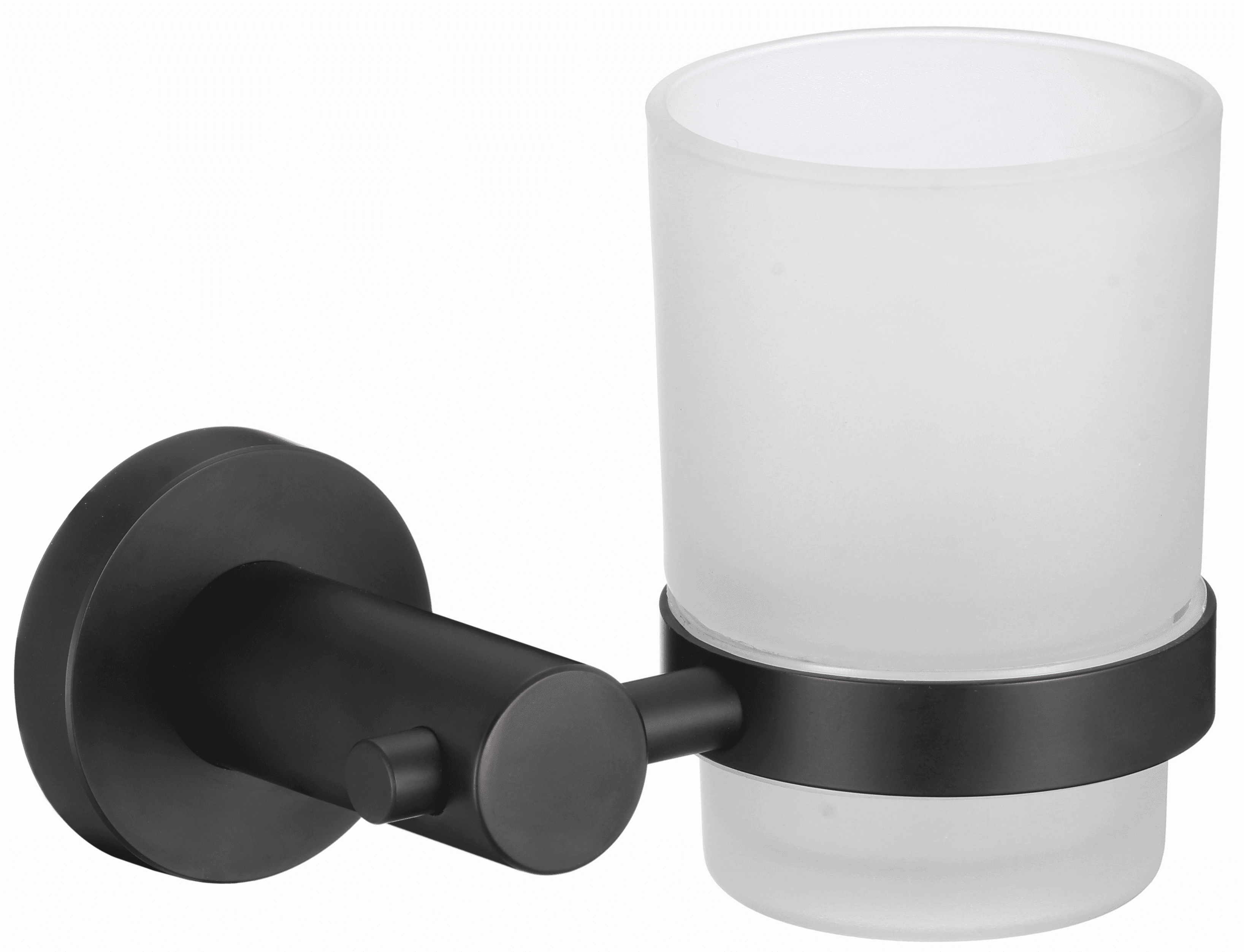 S-005658H · Стакан стеклянный с настенным держателем