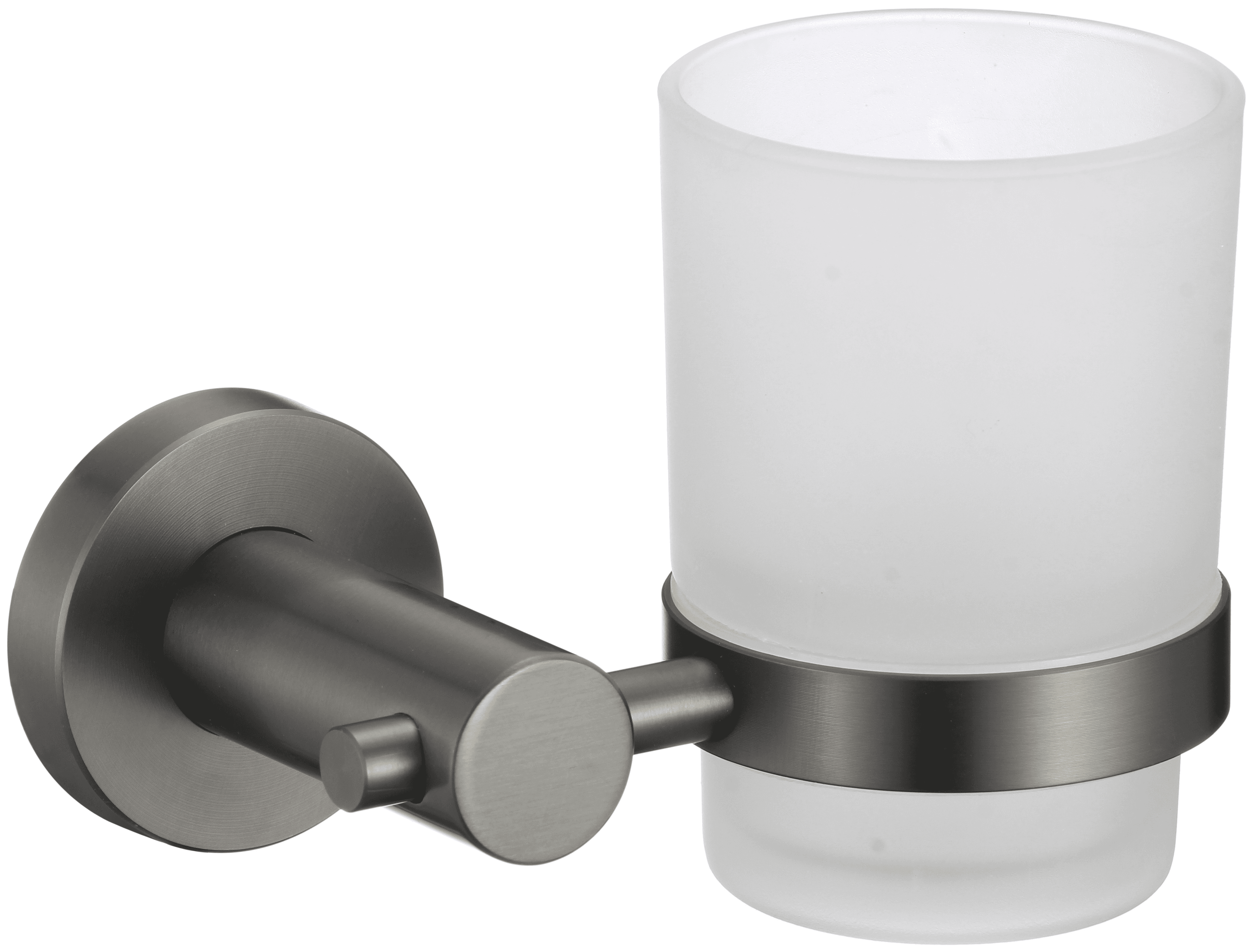 S-005658Q · Стакан стеклянный с настенным держателем