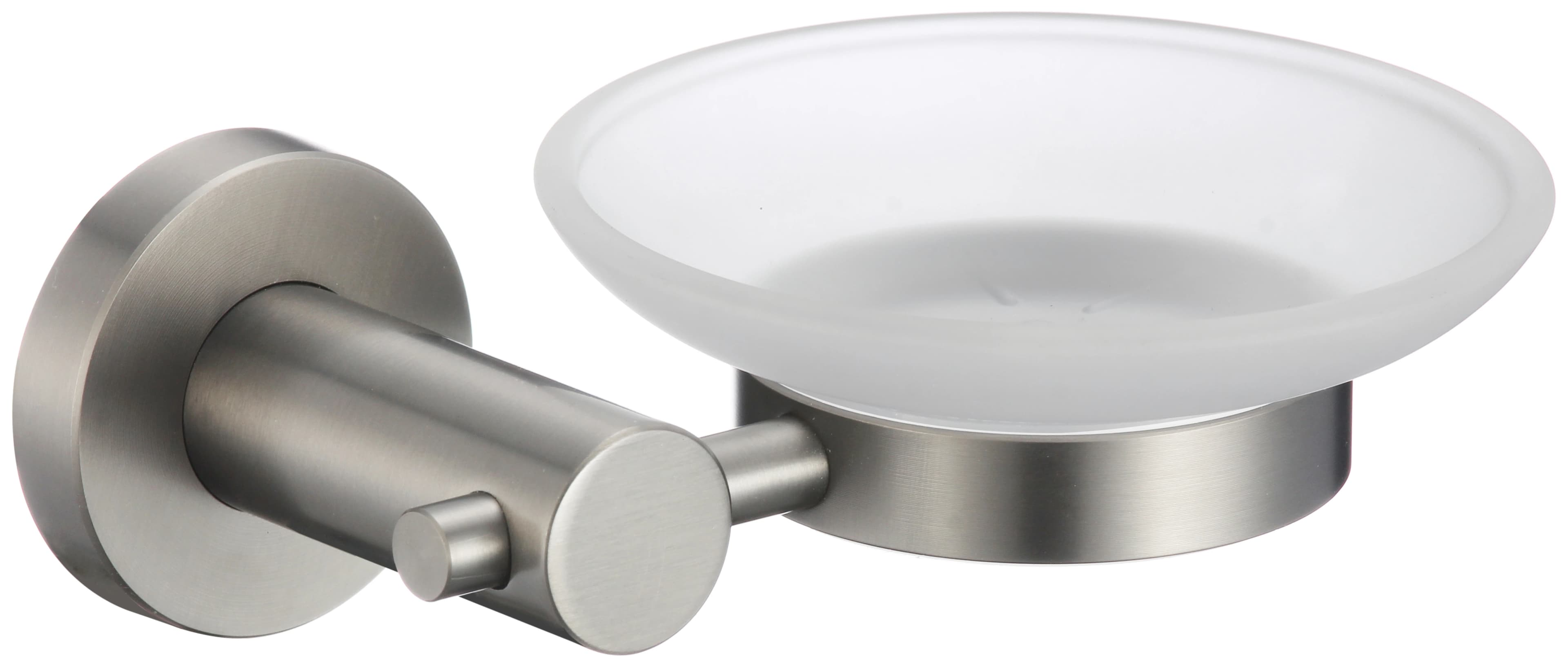 Мыльница стеклянная с настенным держателем