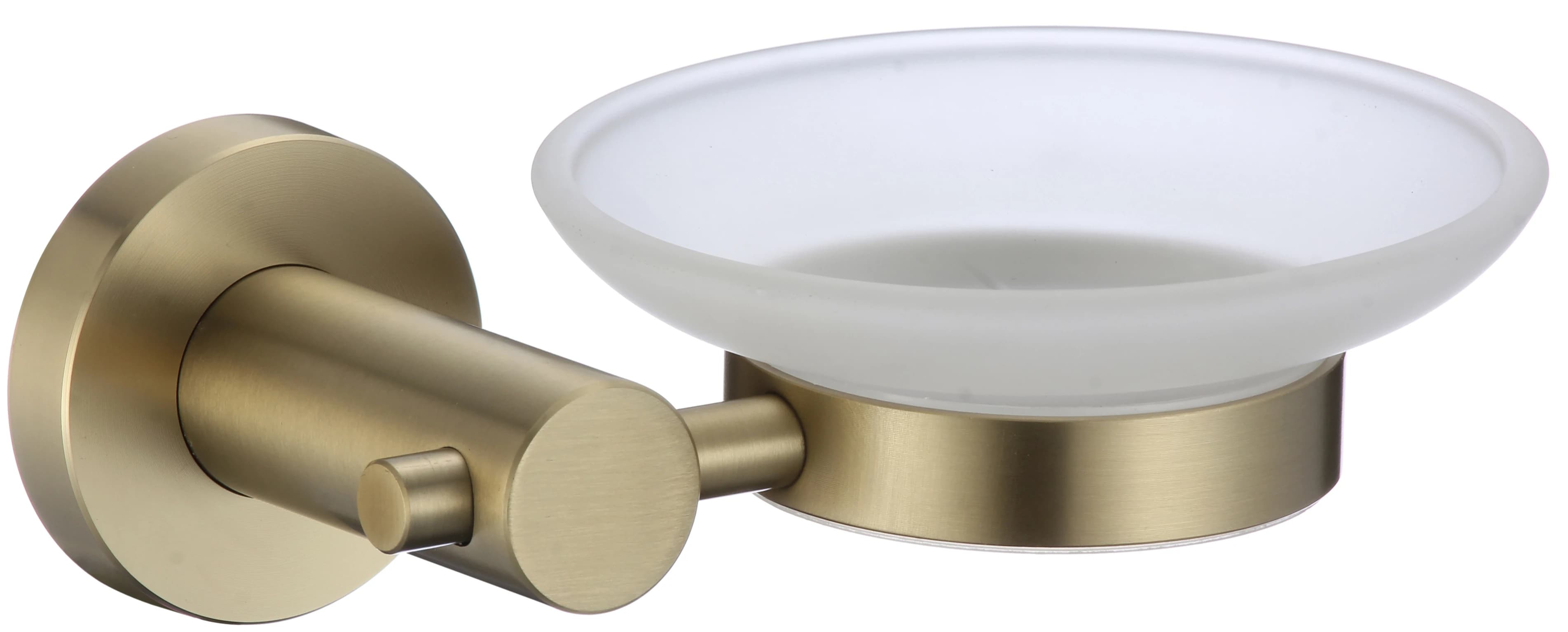 Мыльница стеклянная с настенным держателем