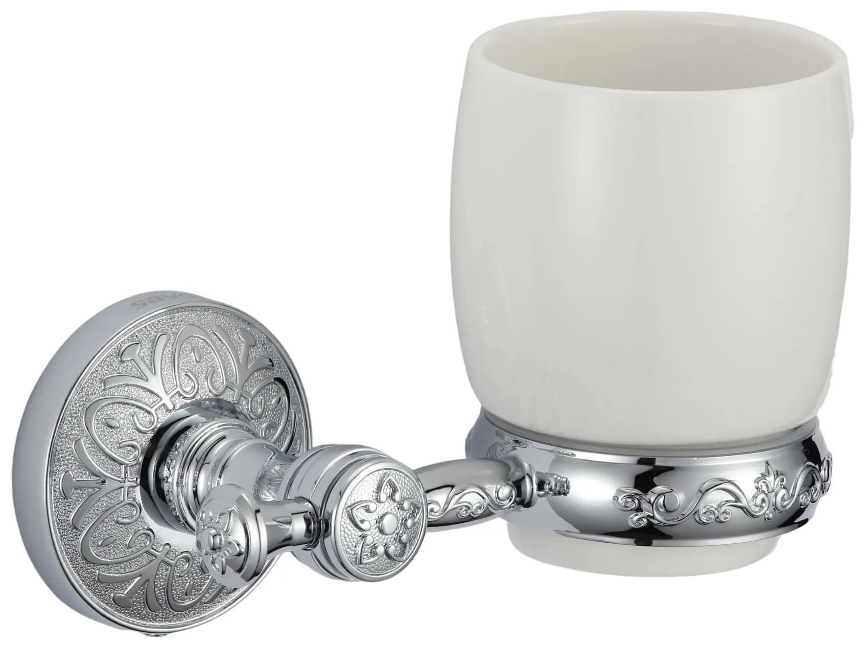 Стакан керамический с настенным держателем