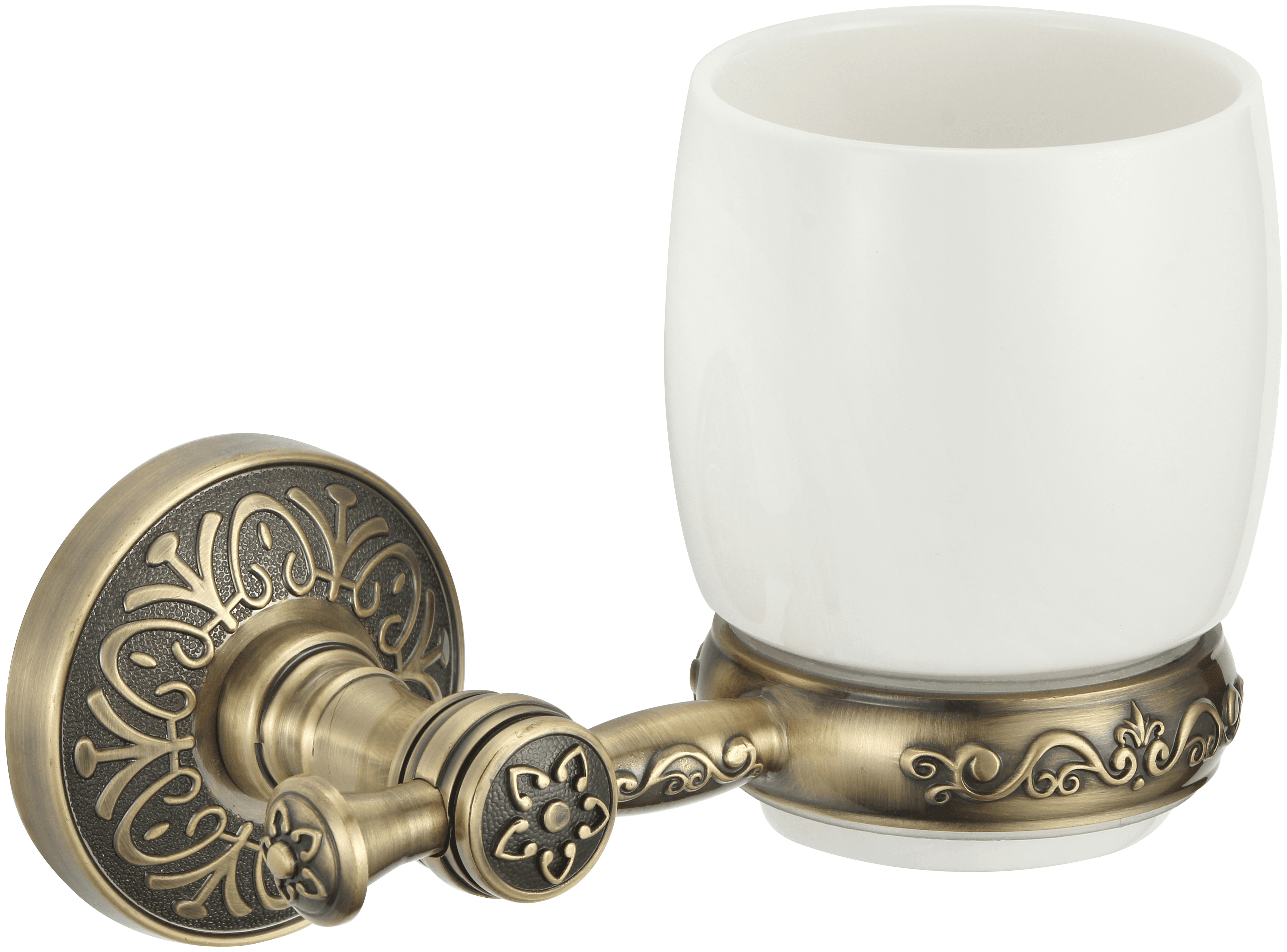 S-005858C · Стакан керамический с настенным держателем