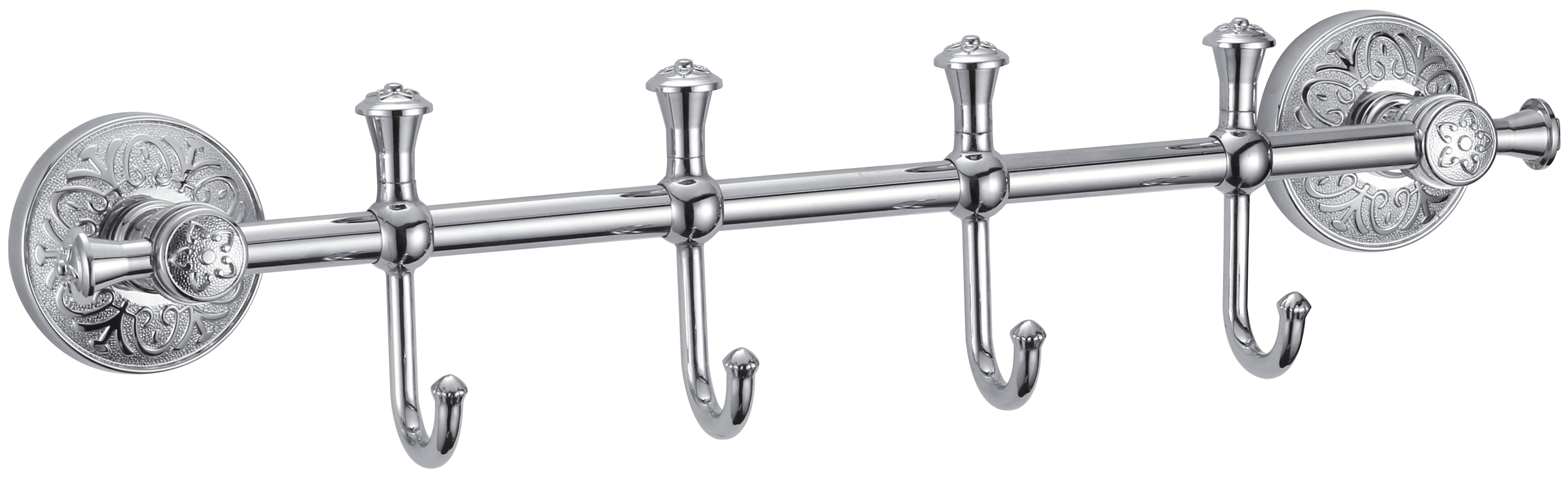 S-005874A · Планка с крючками (4 крючка)