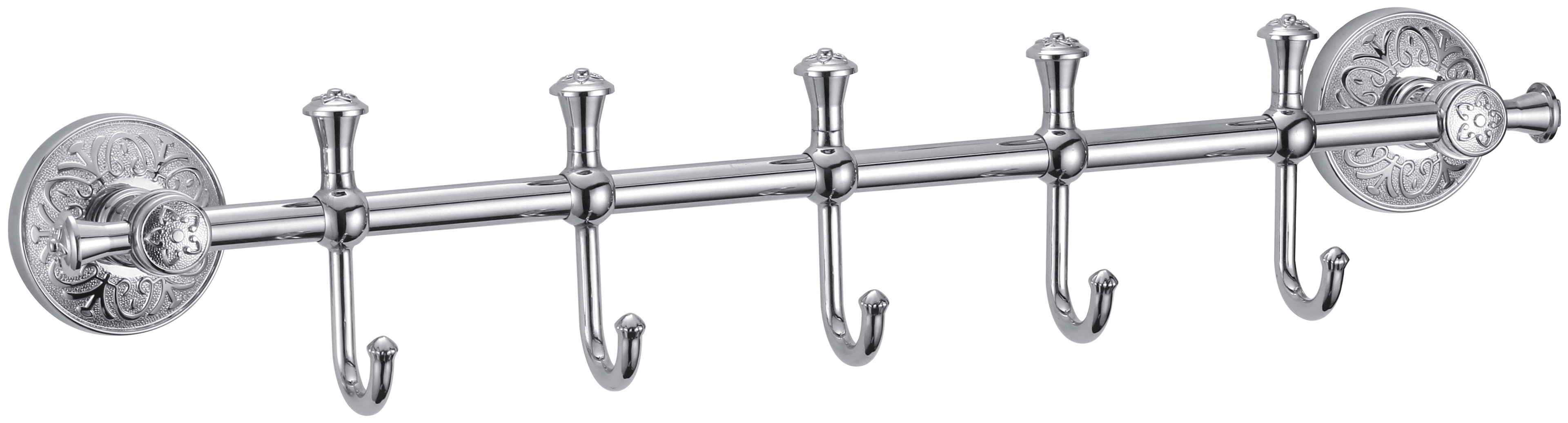 S-005875A · Планка с крючками (5 крючков)