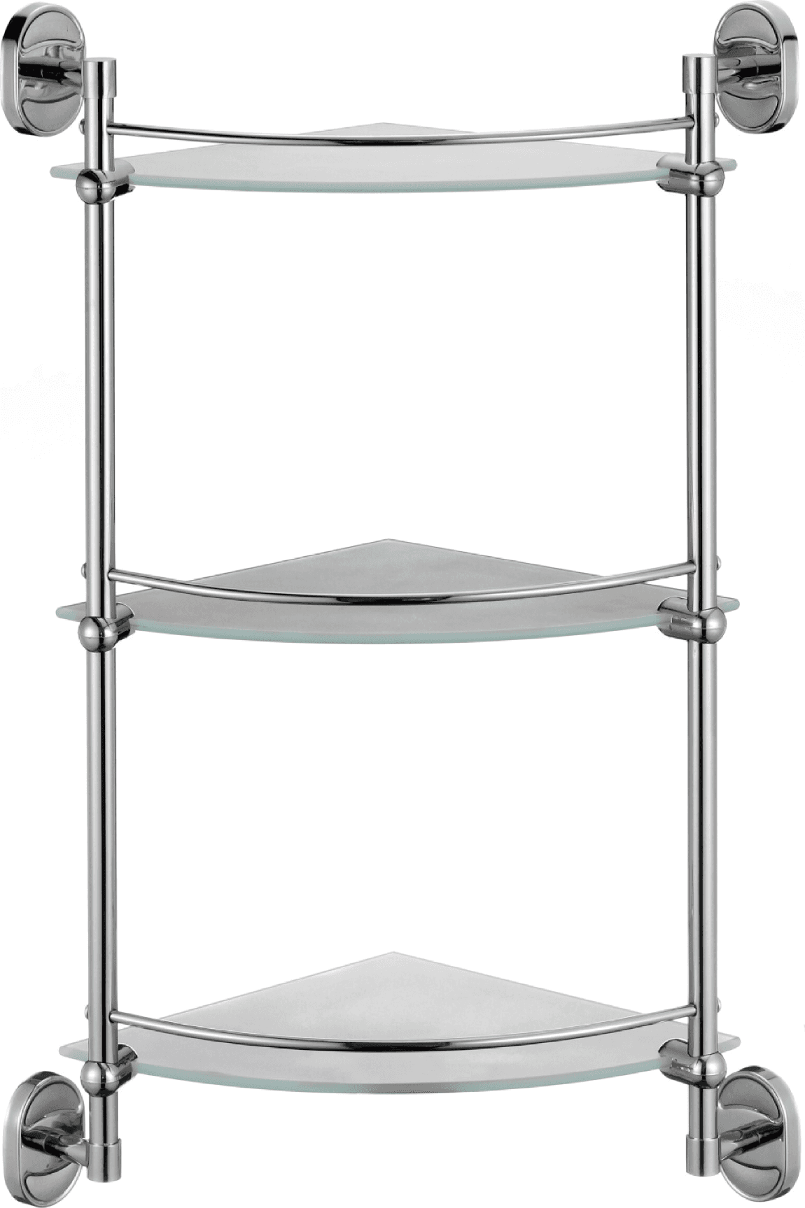 S-007073-3 · Полка угловая тройная (стеклянная)