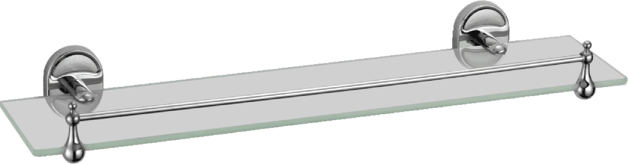 S-007091 · Полка прямая (стеклянная) 50 см