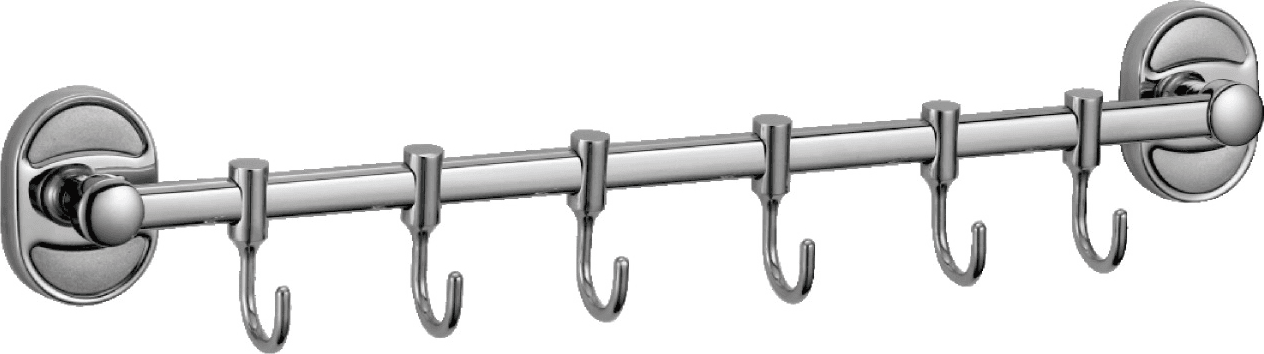 S-008206 · Планка с крючками (6 крючков)