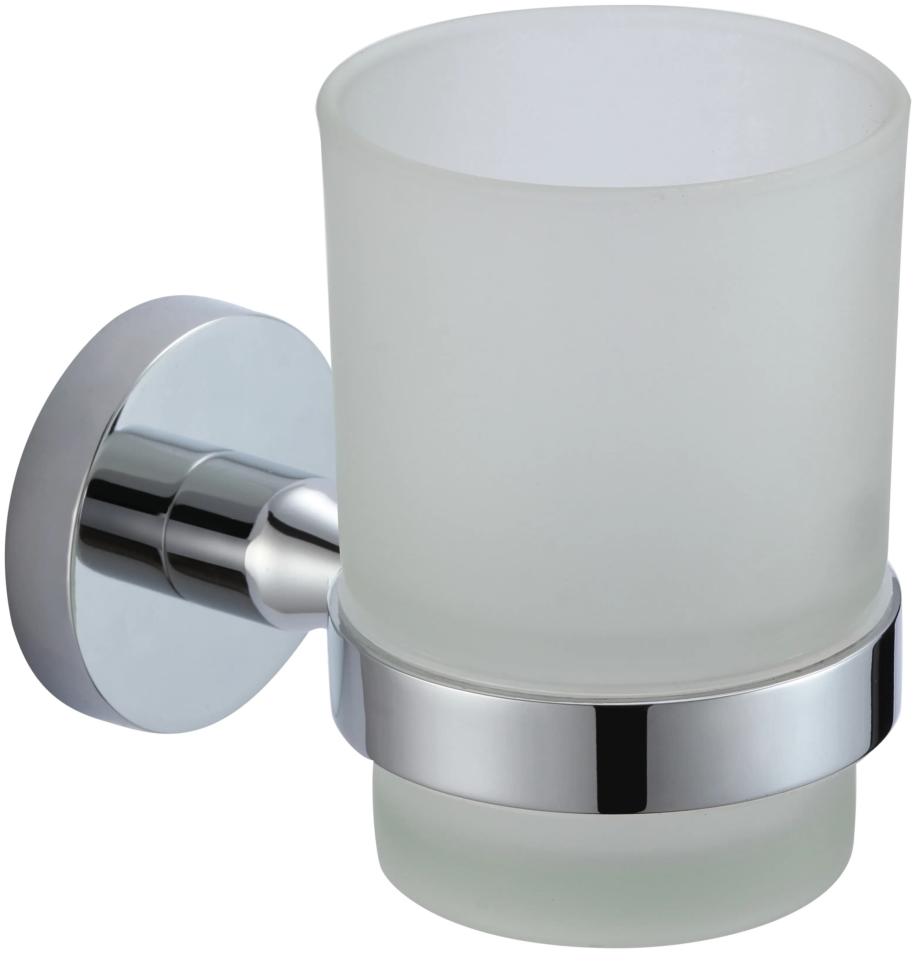 Стакан стеклянный с настенным держателем