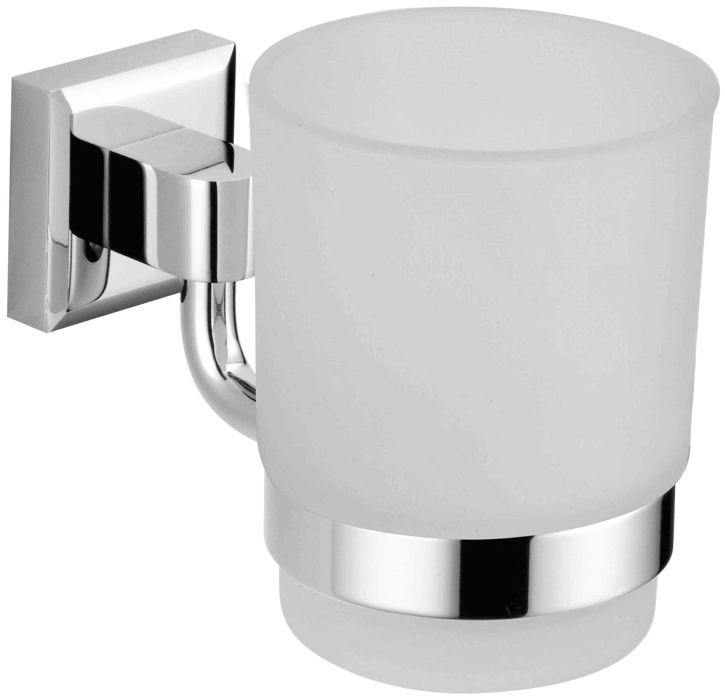 S-009558 · Стакан стеклянный с настенным держателем