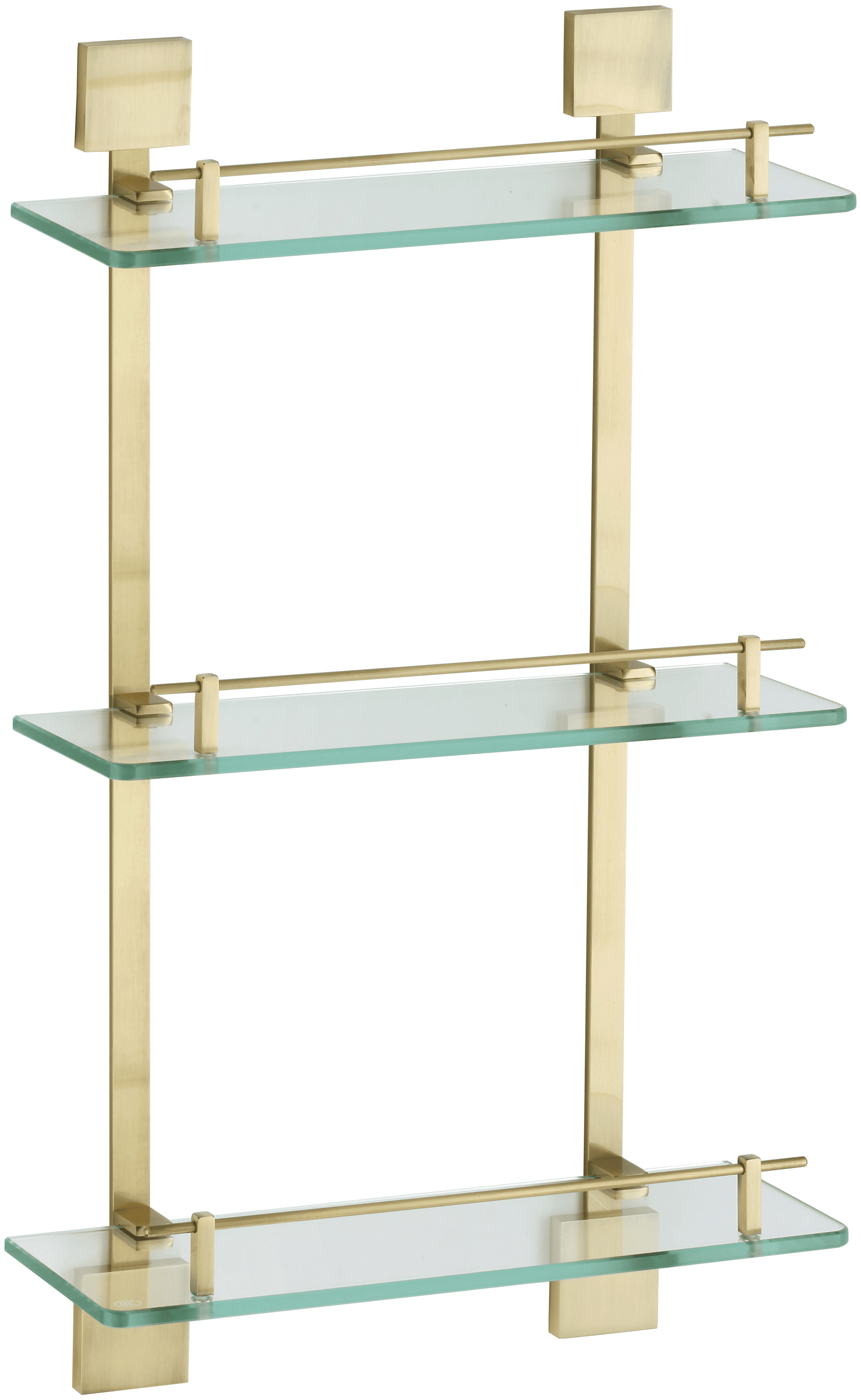 S-06522C-3 · Полка прямая тройная (стеклянная) 40 см