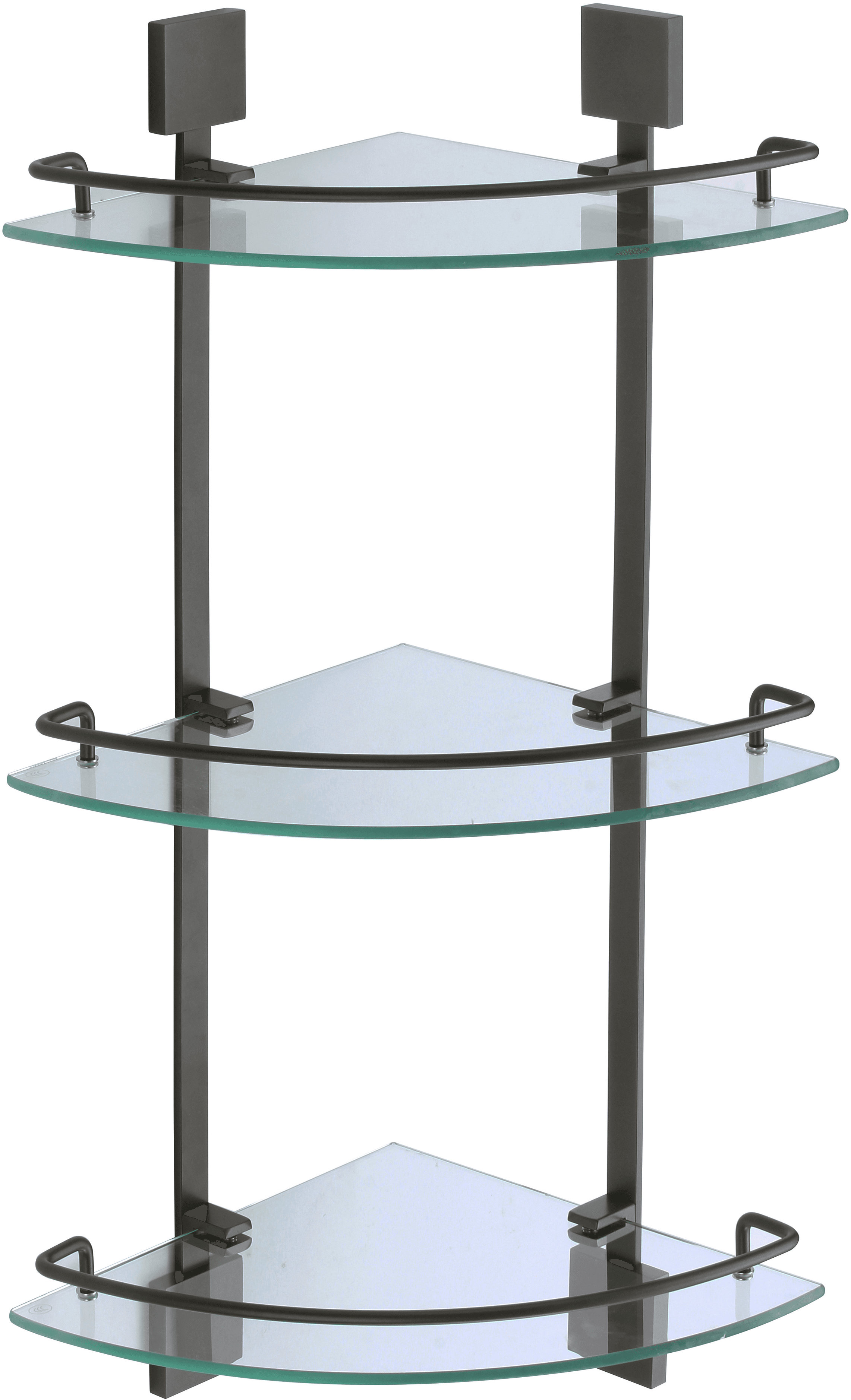 S-065322H-3 · Полка угловая тройная (стеклянная)