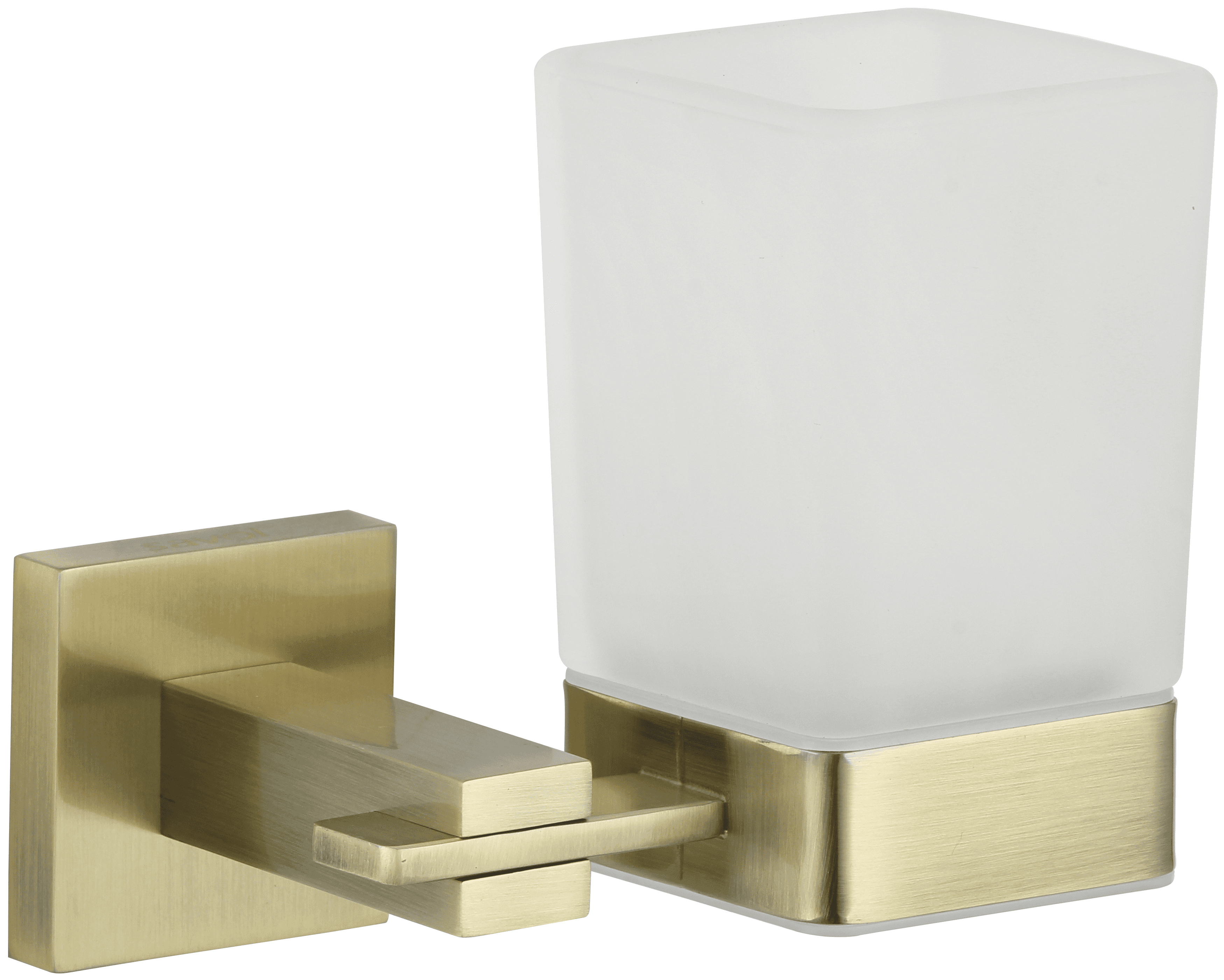 S-06558C · Стакан стеклянный с настенным держателем