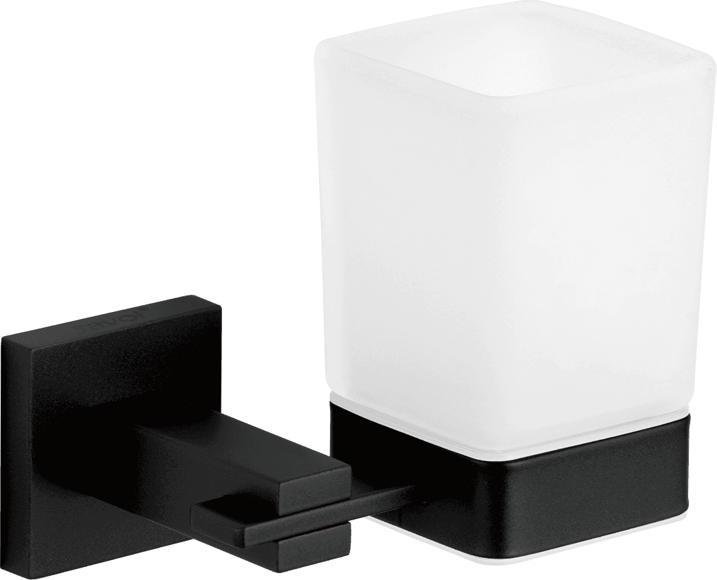 S-06558H · Стакан стеклянный с настенным держателем