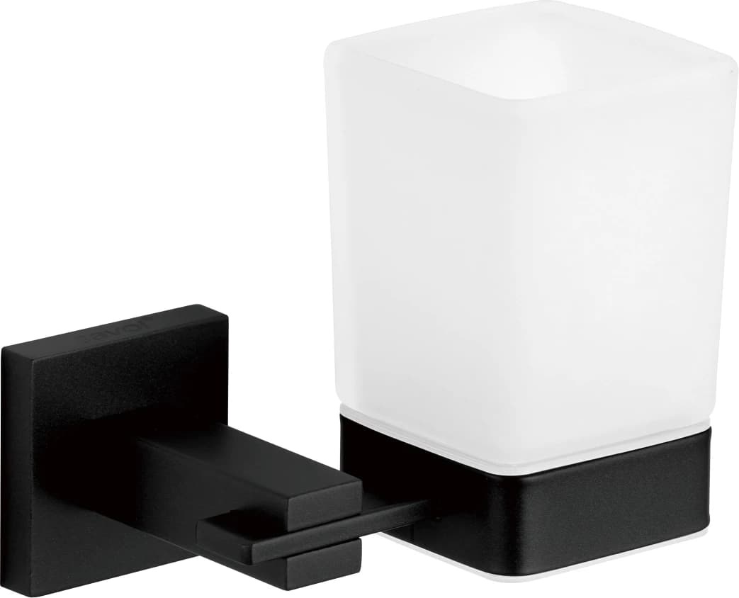 Стакан стеклянный с настенным держателем