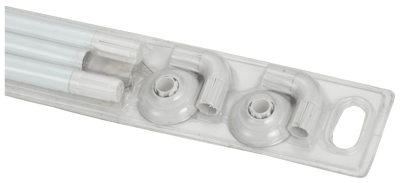 S-09090W · Универсальный карниз для ванной комнаты