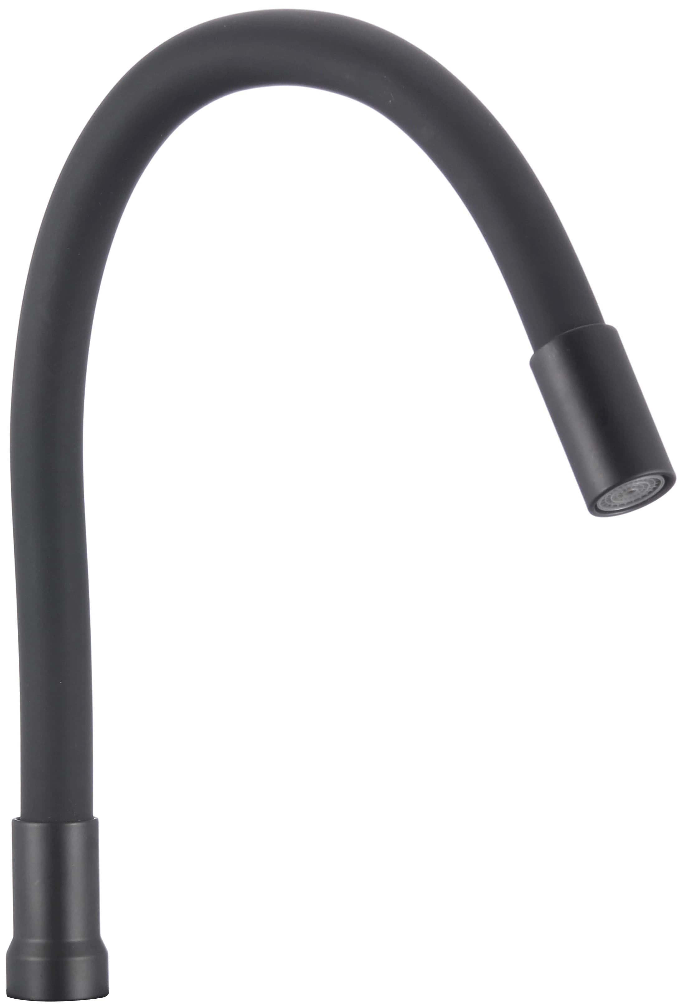 Гибкий излив 1/2″ черный