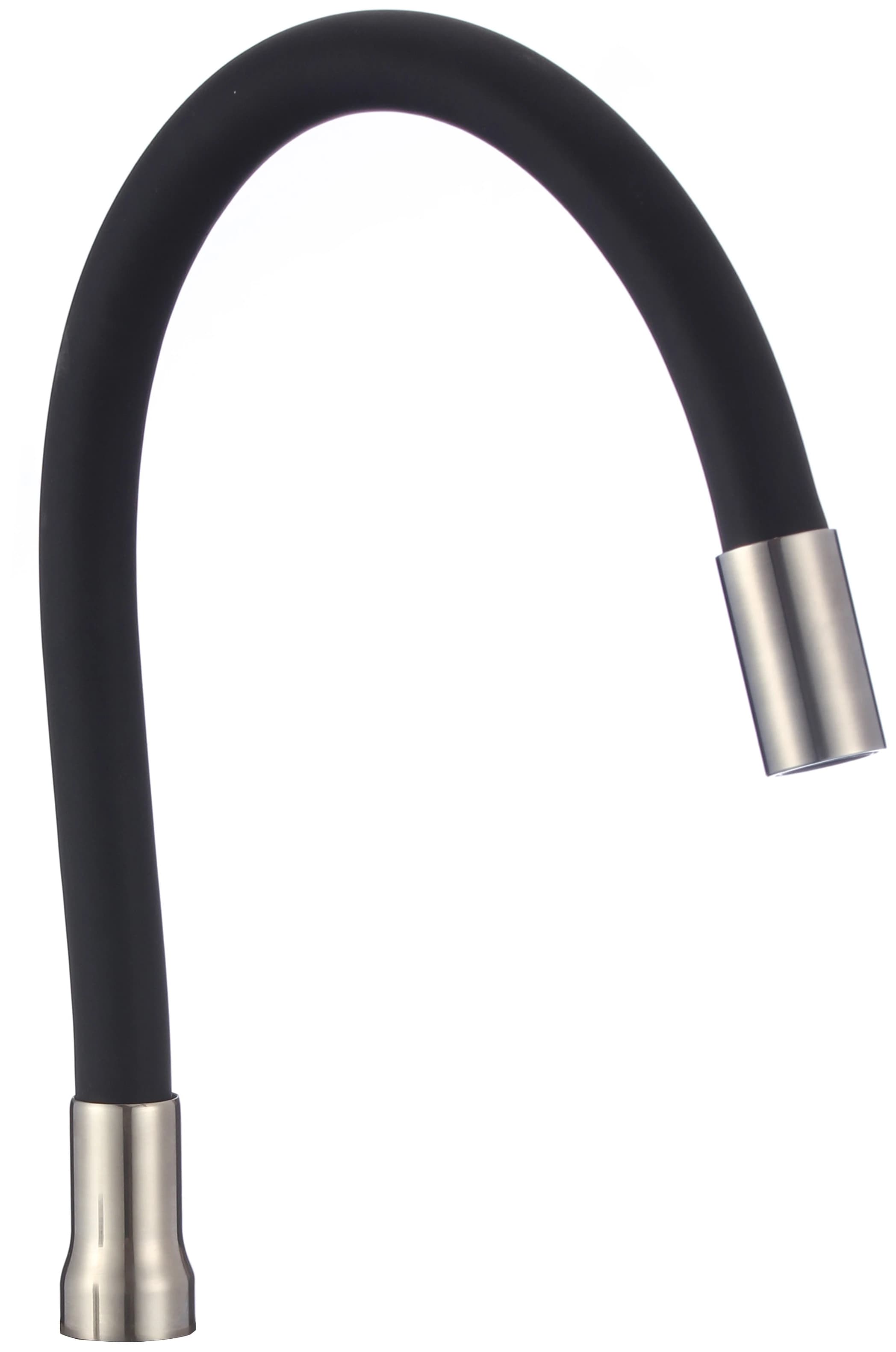 Гибкий излив 1/2″ черный