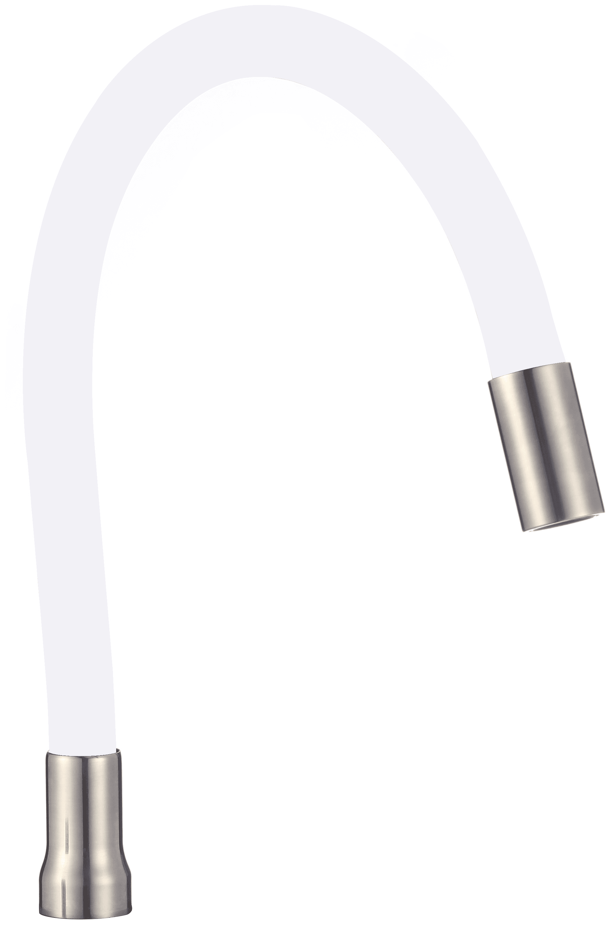 S-CG02L · Гибкий излив 1/2″ белый