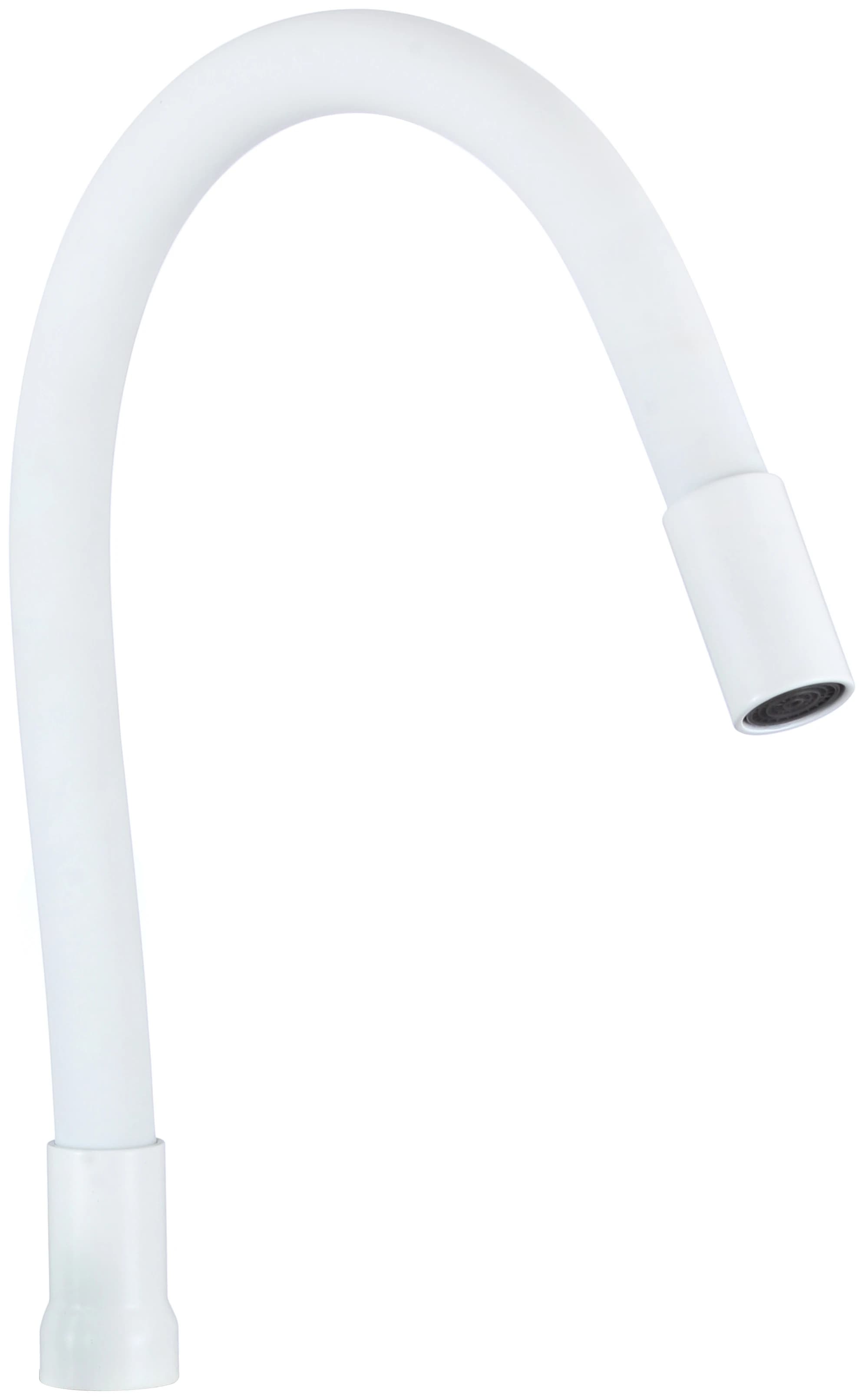 Гибкий излив 1/2″ белый