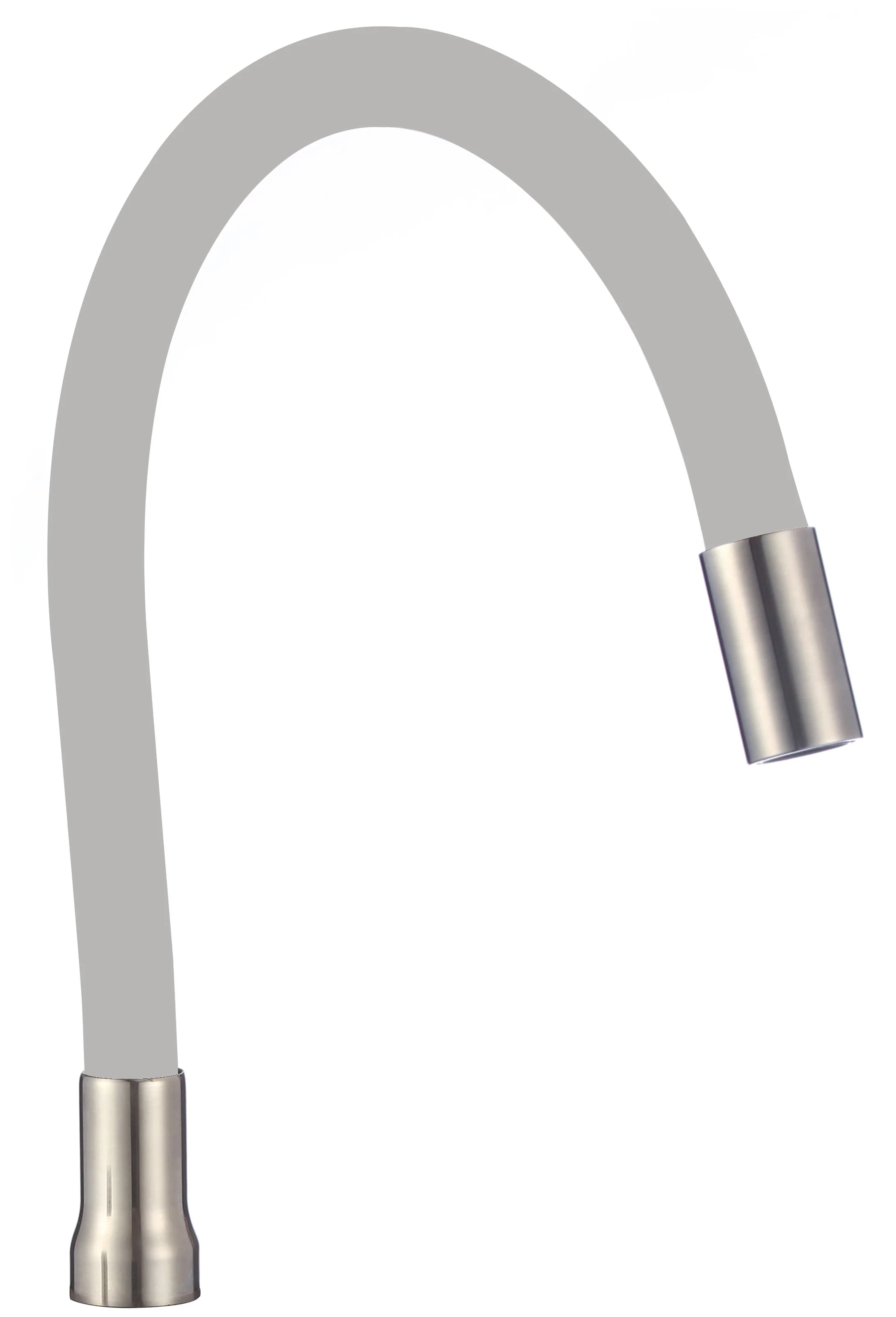 Гибкий излив 1/2″ серый