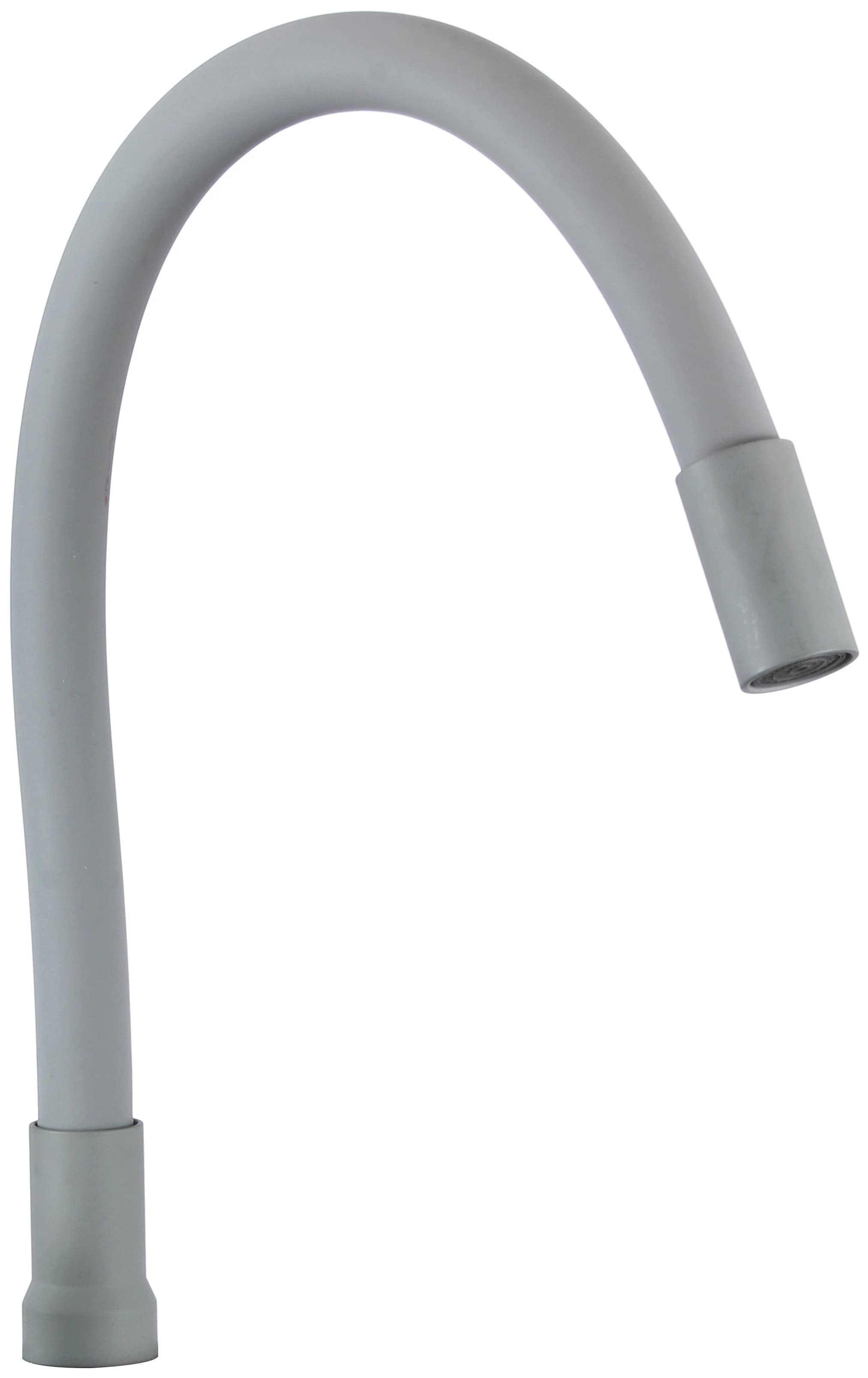 Гибкий излив 1/2″ серый