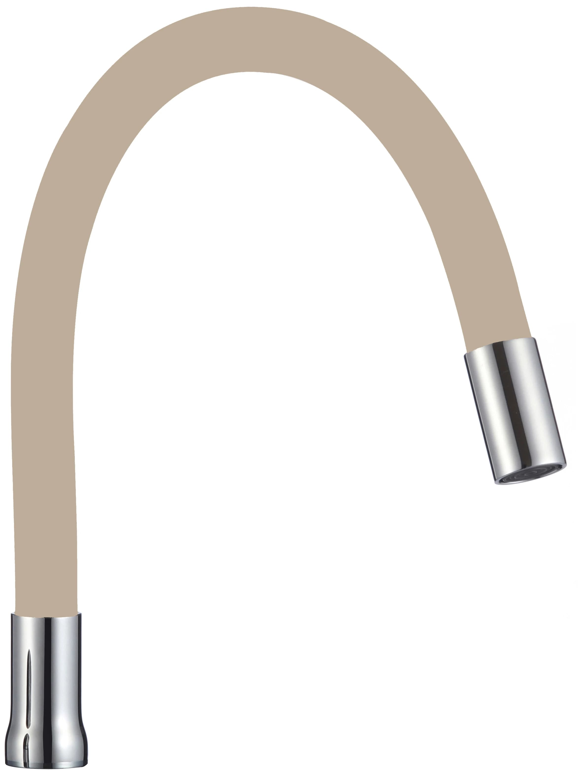 Гибкий излив 1/2″ бежевый