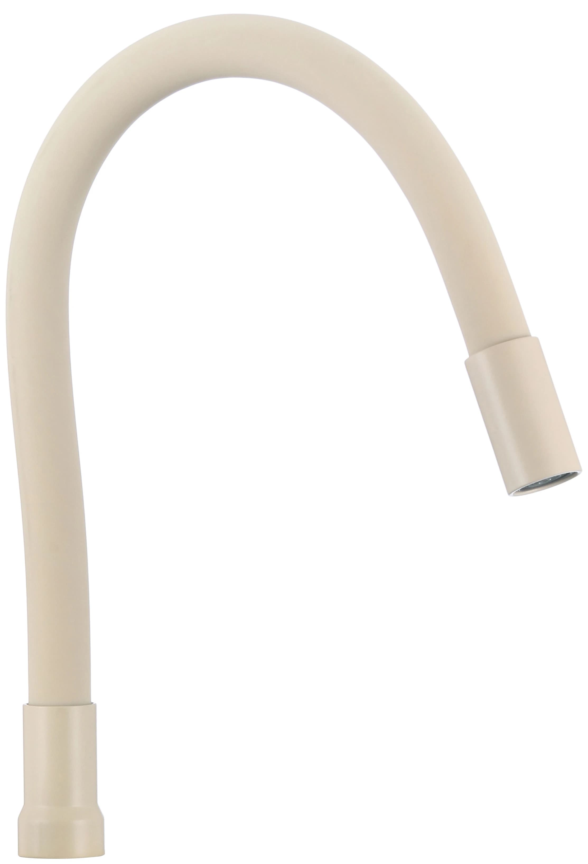 Гибкий излив 1/2″ бежевый