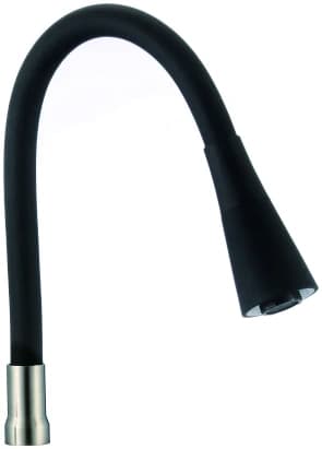 Гибкий излив 1/2″ черный